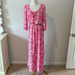 Pink floral dress. Juicy couture.